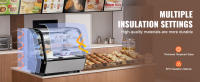 SucceBuy Vitrina refrigerada, vitrina de pastelería para encimera, refrigerador comercial, refrigeración por aire sin escarcha para panadería - details 3