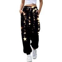 Pantalones estampados de moda para mujer, pantalones casuales para mujer - details 3