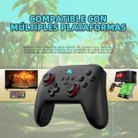 Mando inalámbrico Joystick Bluetooth-Compatible Gamepad para NS Switch/Oled/Lite Consola PC Controlador de Juego con Vibración Dual de seis ejes - details 0