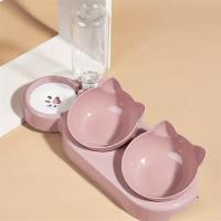 Tazones de Gato de Plástico Alimentador de Doble Boca para Comida y Agua - details 10