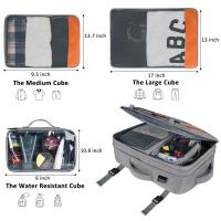 Mochilas de maleta grandes expandibles de viaje de gran capacidad con 4 cubos de embalaje Mochila de equipaje resistente al agua Mochila - details 6