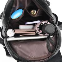 Mochila antirrobo de cuero suave de alta calidad para mujer, bolso de hombro informal, bolso escolar de gran capacidad, a la mod - details 27