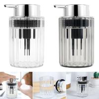 Dispensador, contenedor de iluminación de mano ES recargable, botella con bomba de jabón de plástico duradero, utilizado para baño y cocina - details 0