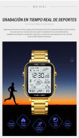 SKMEI-reloj Digital deportivo para hombre, cronómetro con contador de pasos, cálculo de calorías, Cuenta atrás, calendario - details 3