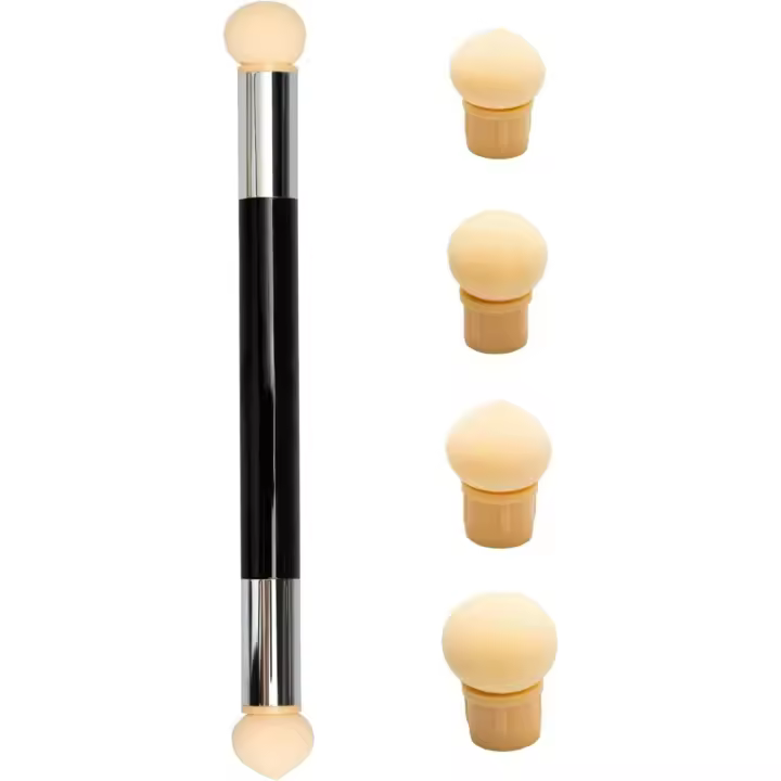 Lápiz Aplicador de Esponja, Dimensiones Portátiles, Aplica Pigmentos, Brillos y Escamas, Gradiente, Efecto degradado - 1