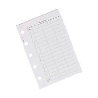 50 hojas M5 A8, papel de repuesto para cuaderno de hojas sueltas, índice de 5 agujeros, tarjetas de página interior, páginas de papel de carpeta de repuesto interior - details 8
