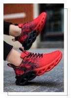 Zapatillas de correr rojas de alta calidad para hombre y mujer, zapatos deportivos cómodos, tenis atléticos - details 13