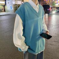 Suéter Preppy Estilo Coreano para Hombres 5XL Viste con Estilo Callejero para Jóvenes - details 2