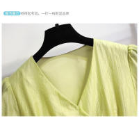 Vestido Tencel exquisito de alta gama para mujer, nuevo estilo de verano, adelgazante y temperamento francés, cuello de estilo europeo de alta gama - details 11