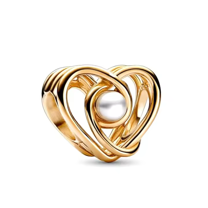 Colgante de plata con cuentas de moda, pulsera original de fabricación de joyas, regalo del Día de San Valentín, regalo del Día de la madre - 1