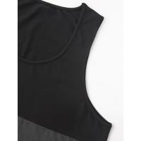 Chaleco de verano para hombre, informal, deportivo, de moda, para fitness, para correr, con bloques de color, sin mangas - details 19
