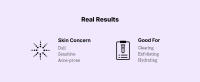 real results dull sensitive acne prone skin good for clearing exfoliating hydrating