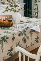 Mantel americano para algodón de pino y estampado, tela navideña, tela para comedor, cubierta de mesa Rectangular - details 7