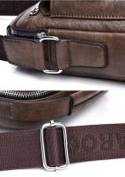 Canguro-Bolso de hombro Vintage para hombre, bandolera de cuero dividido, novedad de 2020 - details 12