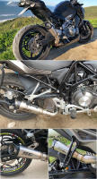 Escapamiento de Motocicleta Universal RESPRACE Silenciador Redondo para Honda Longitud de 51mm - details 15