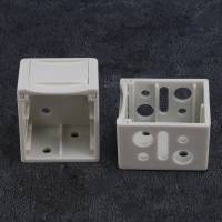 Soportes para persianas de 1 pulgada Soporte de montaje de caja de perfil blanco Soporte para riel de persianas para ventanas (8) - details 7