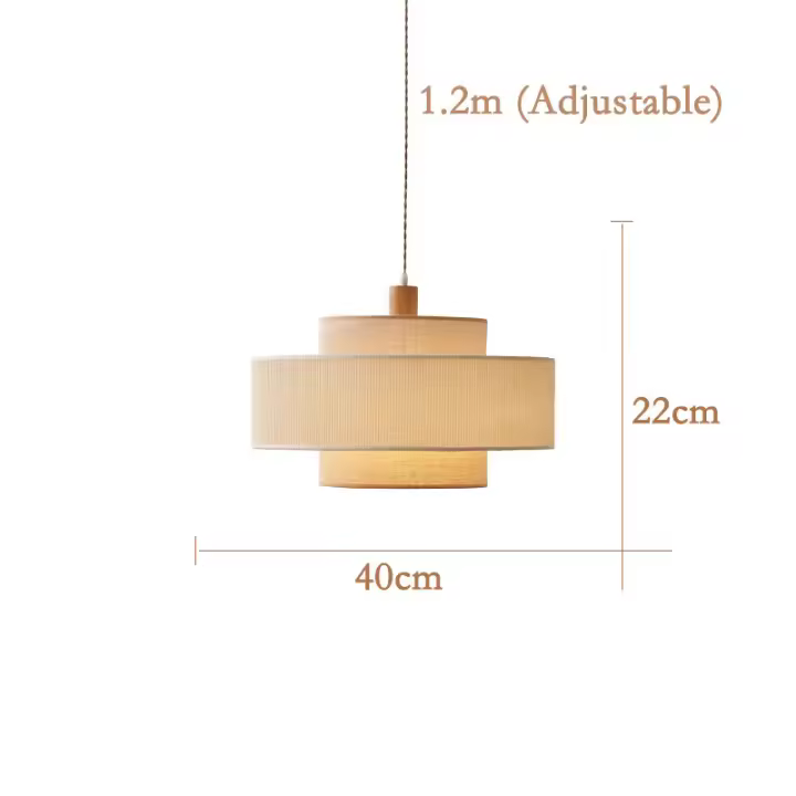 Lámpara de araña de estilo japonés para restaurante, luz colgante de granja, Bohemia, costera, tela tejida a mano, luz de techo, luz de cocina, luz colgante para mesa de comedor - 1