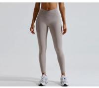 Mallas de Yoga para mujer, Leggings deportivos de cintura alta, elásticos, sin costuras, para gimnasio - details 13