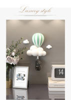 Decoración creativa de la pared del globo aerostático gancho de la Sala de estar, gancho de ropa del dormitorio sin perforación - details 4