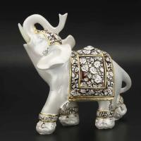Estatua de la suerte exquisita Vintage, Feng Shui de la riqueza, modelo elegante, adornos, manualidad para regalo, elefante, decoración del hogar - details 3