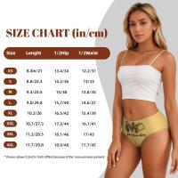 Bragas breves personalizadas de paz y tacos Venezuela para mujer, ropa interior elástica transpirable - details 5