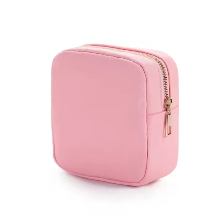 Mini bolsa de maquillaje impermeable de nailon - 1