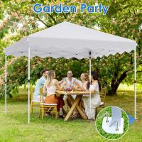 Carpa de Jardín Pop Up Ajustable de Altura 3x3M Marco de Acero Resistente a Rayos UV - details 30