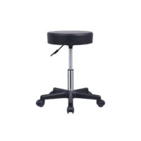 Taburete Giratorio Taburete de Bar Taburete de Trabajo Regulable en Altura 51-67cm Giratorio de imitación de Cuero Negro - details 9