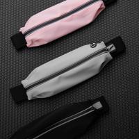 Riñonera de nailon para correr, riñonera deportiva ajustable reflectante con cremallera, riñoneras impermeables para correr, corredores atléticos - details 3
