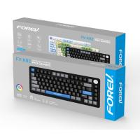 El macro del eje verde define el teclado del juego Teclado mecánico luminoso de colores mezclados - details 33