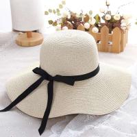 Gorra de Playa con Protección UV de Verano 2018 Gorra de Pana con Borla Ancha para Mujeres - details 0