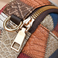 Bolso de hombro a la moda para mujer y niña, bandolera de cuero PU, Color Clash, elegante, para ocio - details 8