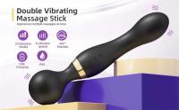 Vibrador de Doble Motor Wand de Silicona de Tamaño Grande Masajeador de Punto G para Pareja - details 11