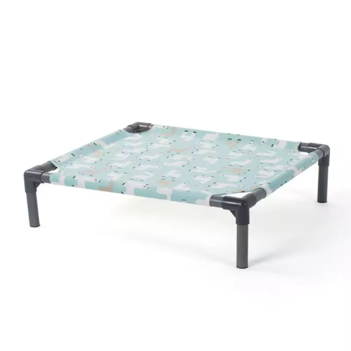 Hamaca desmontable lavable, cómoda cama elevada a prueba de humedad para perro con fondo antideslizante, rectangular - 1
