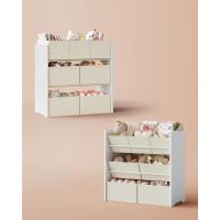 Caja de Juguetes para Libros Infantiles Estantería de 7 Cajas de Tela No Tejida, Espaciosa, 29,5 x 62,5 x 60 cm - details 3
