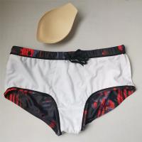 Traje de baño para hombre, trajes de baño brasileños de corte tradicional, Bikini para nadar, calzoncillos tipo bóxer para Surf, pantalones cortos, bañadores Sunga negro y rojo - details 4