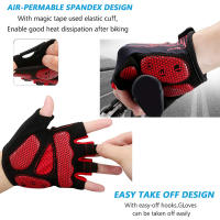 Guantes de ciclismo transpirables, almohadillas de Gel de 5MM, antideslizantes, para ciclismo de montaña y de carretera - details 11
