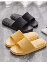 Pantuflas De Baño Para Mujer Verano 2023 Antideslizantes EVA Suela Suave Sandalias De Interior Plataforma Delgada Flip Flops Sin Plataforma - details 0
