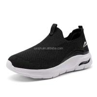 Nuevos zapatos informales antideslizantes de punto de malla deportiva negra para hombre famosos de marca unisex talla 46 - details 3