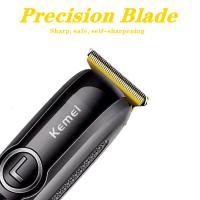 Kemei-cortadora de pelo profesional para hombre, máquina de corte de pelo recargable con pantalla LCD, carga rápida - details 1