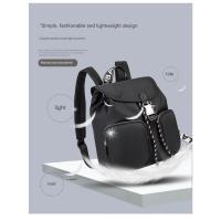 Nueva Mochila de Material de Nailon Para Mujer, Mochila Informal de gran capacidad a la moda, Mochila Escolar Japonesa impermeable con Cordón - details 4