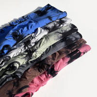 Leggings deportivos de tie dye con abertura escalonada lado inconsútil - details 1