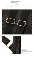 Mochilas de patrón tejidas de cuero suave para bolsos de moda para mujeres y mochilas de gran capacidad para mujeres - details 12