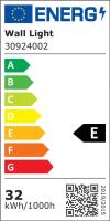 Goeco Luz de Pared LED Negra 32W Ahorro de Energía Regulable Brillo Blanco Caliente/Medio/Frio - details 13