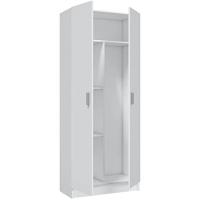 2 Puertas 3 Estantes, 180x73x37 (AltoxAnchoxFondo - en cm), Color Blanco Mate - details 3
