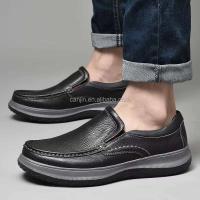Nuevos zapatos de vestir de negocios de la más alta calidad 2025 hechos de cuero puro para hombres, carne de res, zapatos casuales, marca italiana - details 11