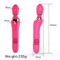 Femenino automático telescópico vibrador masajero masturbación juguete sexual para mujeres vagina varilla mágica clitoris vagina estimulador producto adulto - details 8