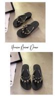 Nuevas Sandalias de Verano para Mujer 2025 Diamantes de Imitación, Estilo Playero, Viento, Moda, Talón Inclinado, Antideslizantes - details 10