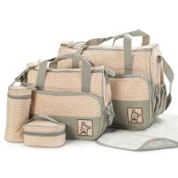 5 unids/set pañal momia maternidad accesorios recién nacidos bolsa grande para mamá organizador de cochecito de viaje - details 0