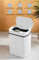 Cubo de basura con sensor automático para cocina y hogar, cubo de basura inteligente para baño, Herramientas de limpieza - details 2
